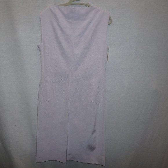 Deadstock Vintage FENDI lavender faille sheath dress it 42 US 6 8 spring summer - Picture 4 of 15